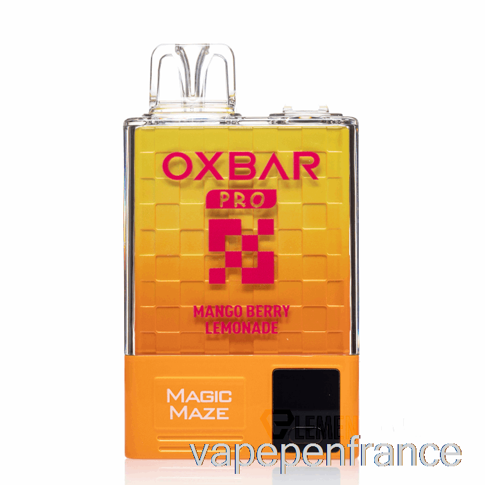 Oxbar Magic Maze Pro 10000 Limonade Jetable Aux Baies De Mangue - Stylo Vape à Jus De Dosettes